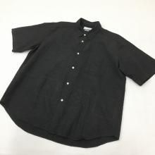  MANUAL ALPHABETBET JACQUARD LOOSE FIT B/C S/S SHT(BLACK) 