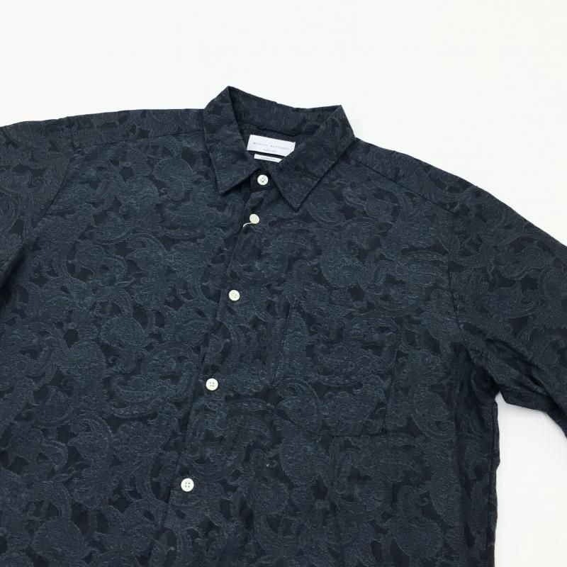 MANUAL ALPHABETBET JACQUARD LOOSE FIT B/C S/S SHT(JACQUARD) 