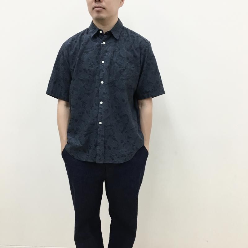  MANUAL ALPHABETBET JACQUARD LOOSE FIT B/C S/S SHT(JACQUARD) 