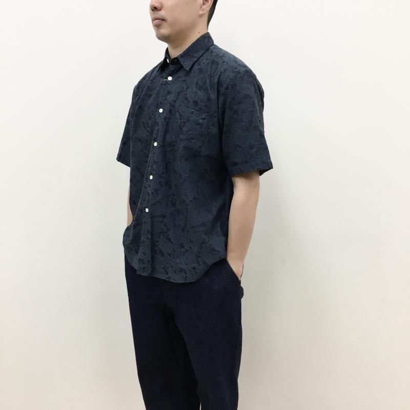  MANUAL ALPHABETBET JACQUARD LOOSE FIT B/C S/S SHT(JACQUARD) 