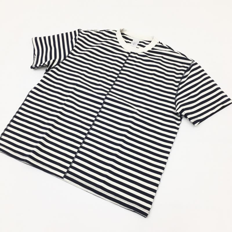  have a good day BORDER FLAT SEAMER TEE(WHITEBLACK)