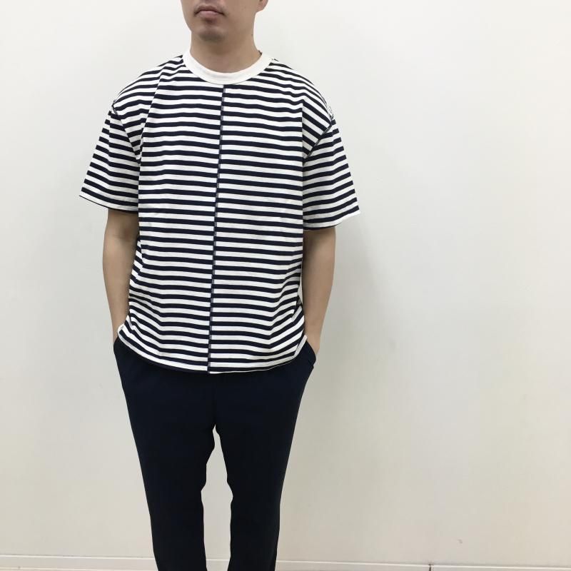  have a good day BORDER FLAT SEAMER TEE(WHITEBLACK)