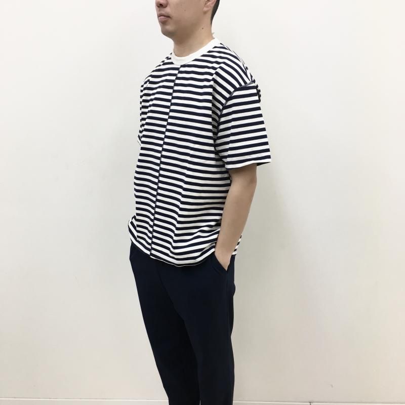  have a good day BORDER FLAT SEAMER TEE(WHITEBLACK)
