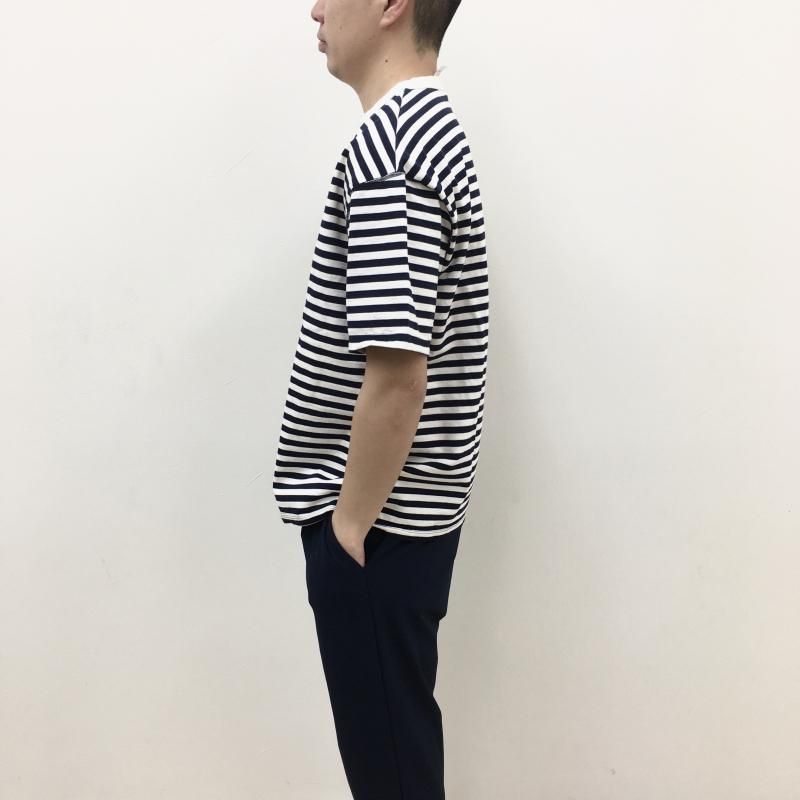  have a good day BORDER FLAT SEAMER TEE(WHITEBLACK)