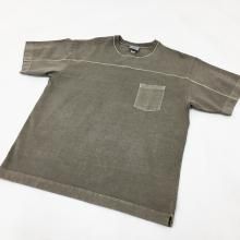  BETTER DENIM JERSEY FOOTBALL T-SHIRT(PIGMENT BEIGE)