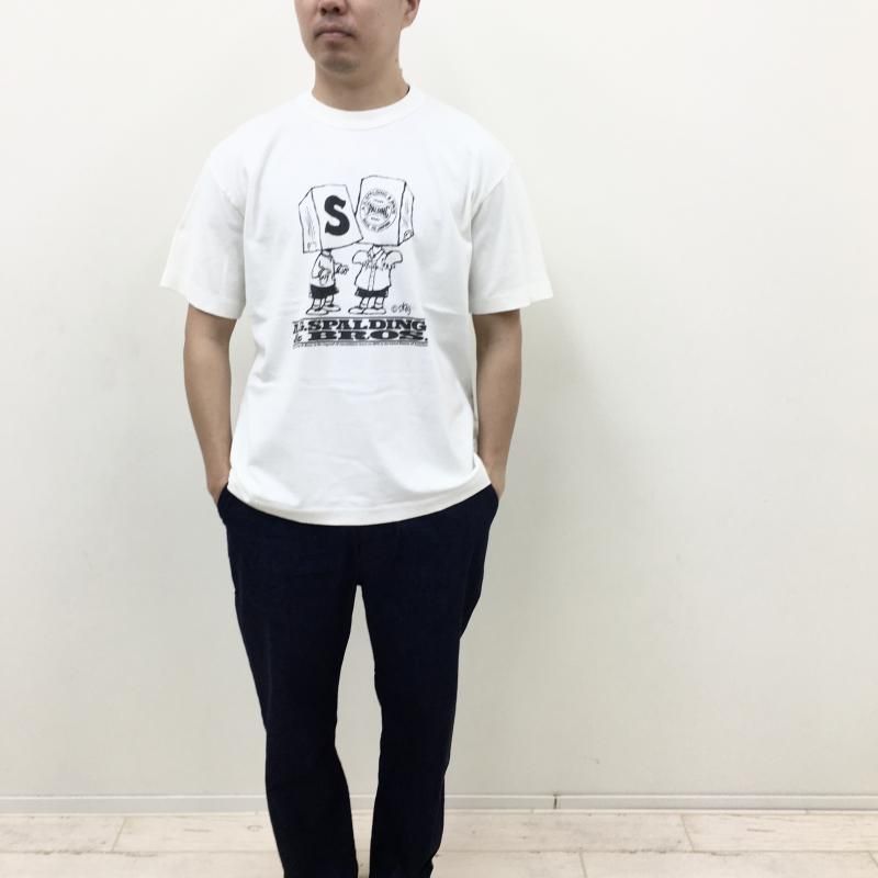  SPALDING GRAPHIC TEE(sketchboook3-WHITE)