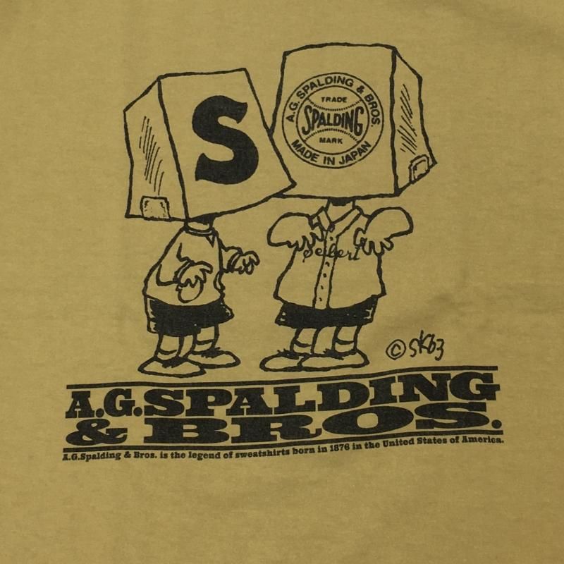  SPALDING GRAPHIC TEE(sketchboook3-YELLOW)