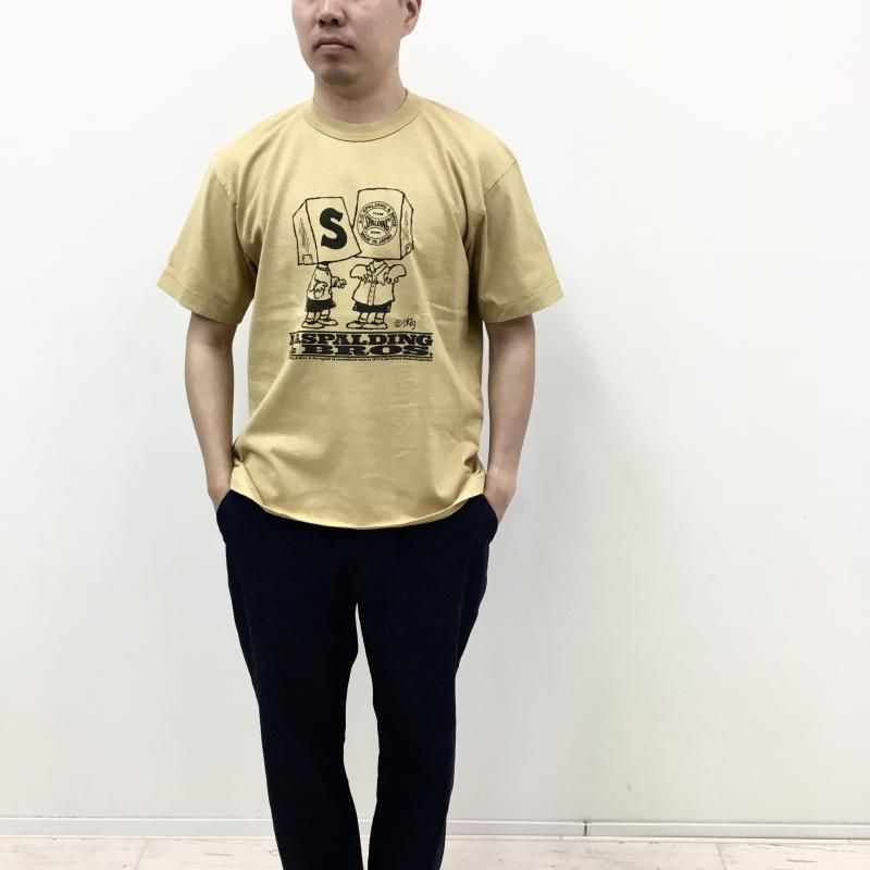  SPALDING GRAPHIC TEE(sketchboook3-YELLOW)