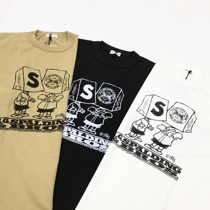  SPALDING GRAPHIC TEE(sketchboook3-BLACK)