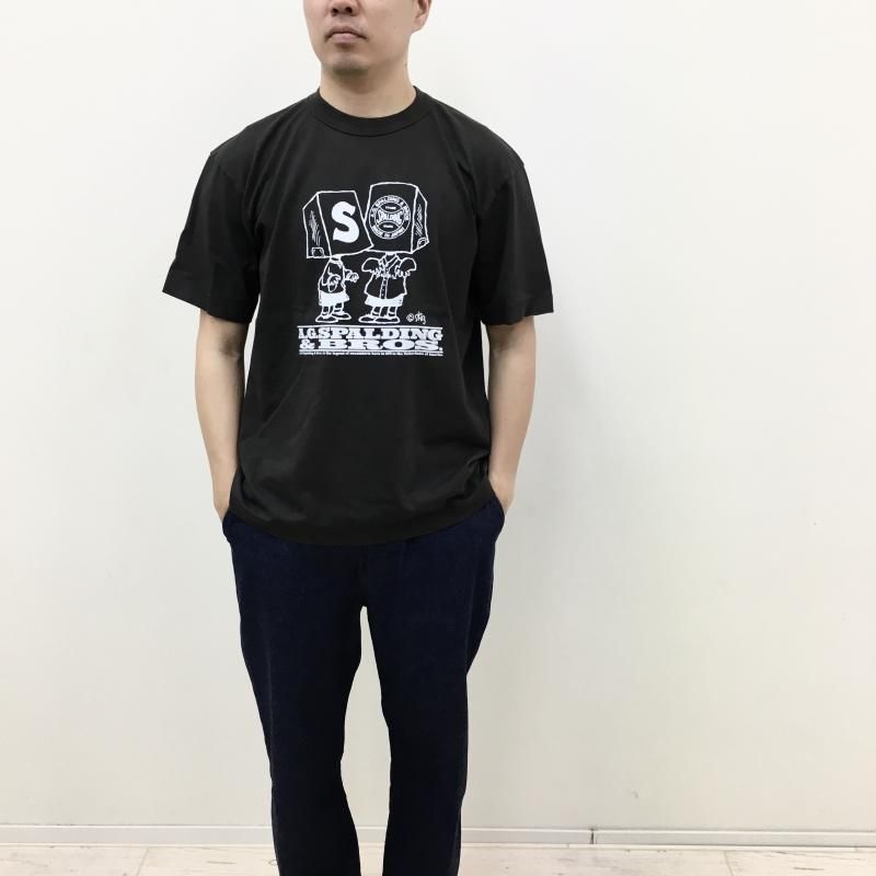  SPALDING GRAPHIC TEE(sketchboook3-BLACK)
