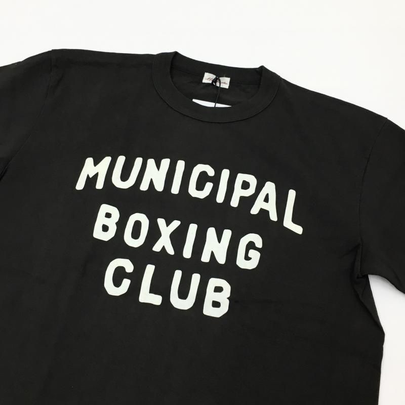  SPALDING GRAPHIC TEE(MUNICIPAL BOXING CLUB-BLACK)