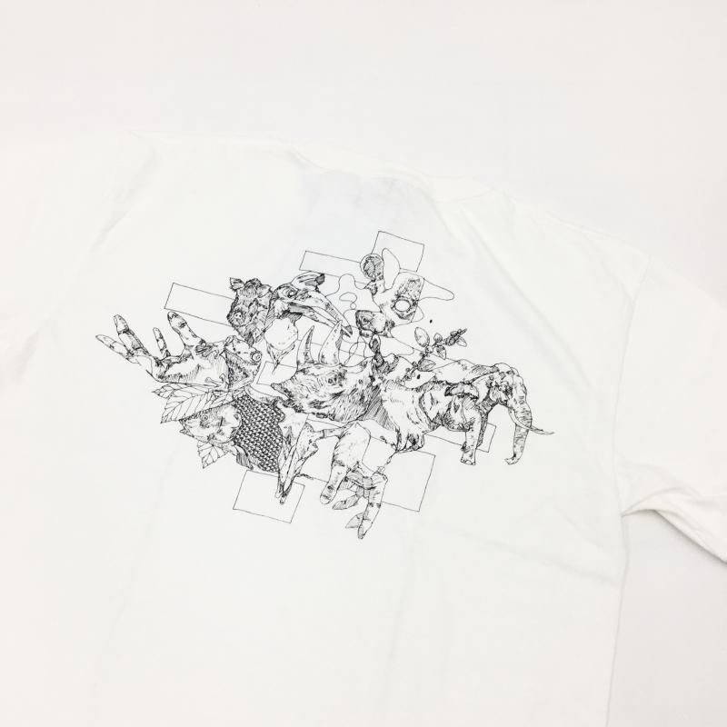  SPALDING GRAPHIC TEE(BOXER DANCE GRAPHIC-WHITE)