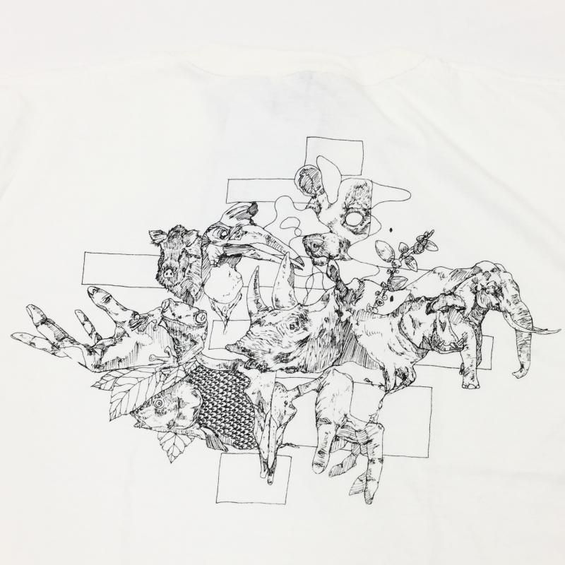  SPALDING GRAPHIC TEE(BOXER DANCE GRAPHIC-WHITE)