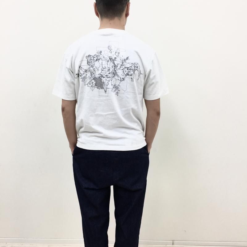  SPALDING GRAPHIC TEE(BOXER DANCE GRAPHIC-WHITE)