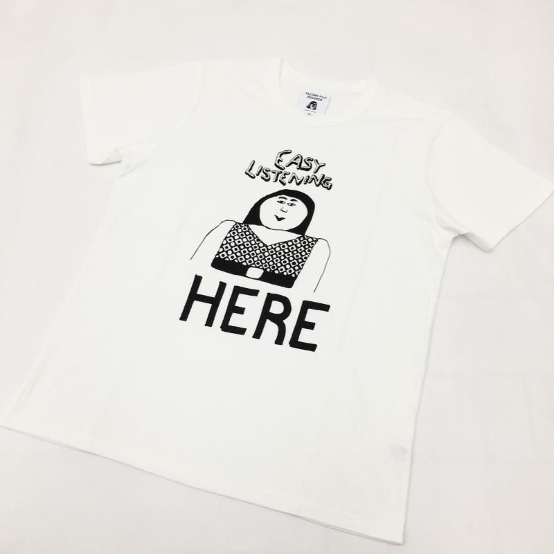  TACOMA FUJI RECORDS EASY LISTENINIG HERE Tee (WHITE)