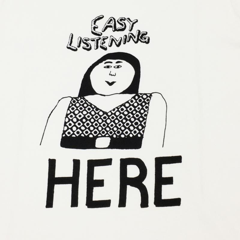  TACOMA FUJI RECORDS EASY LISTENINIG HERE Tee (WHITE)