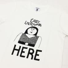  TACOMA FUJI RECORDS EASY LISTENINIG HERE Tee (WHITE)