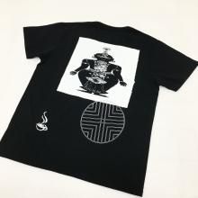  TACOMA FUJI RECORDS Pathway for Higher Chakura Activation Tee -BUCK PRINT- (BLACK)
