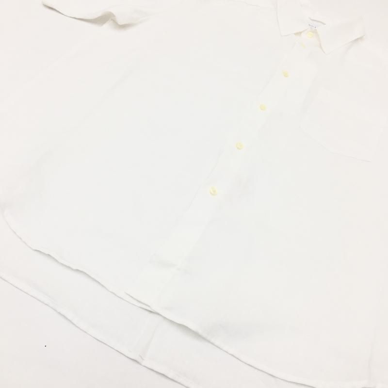  MANUAL ALPHABETBET LINEN LOOSE FIT S/S SHT(WHITE) 