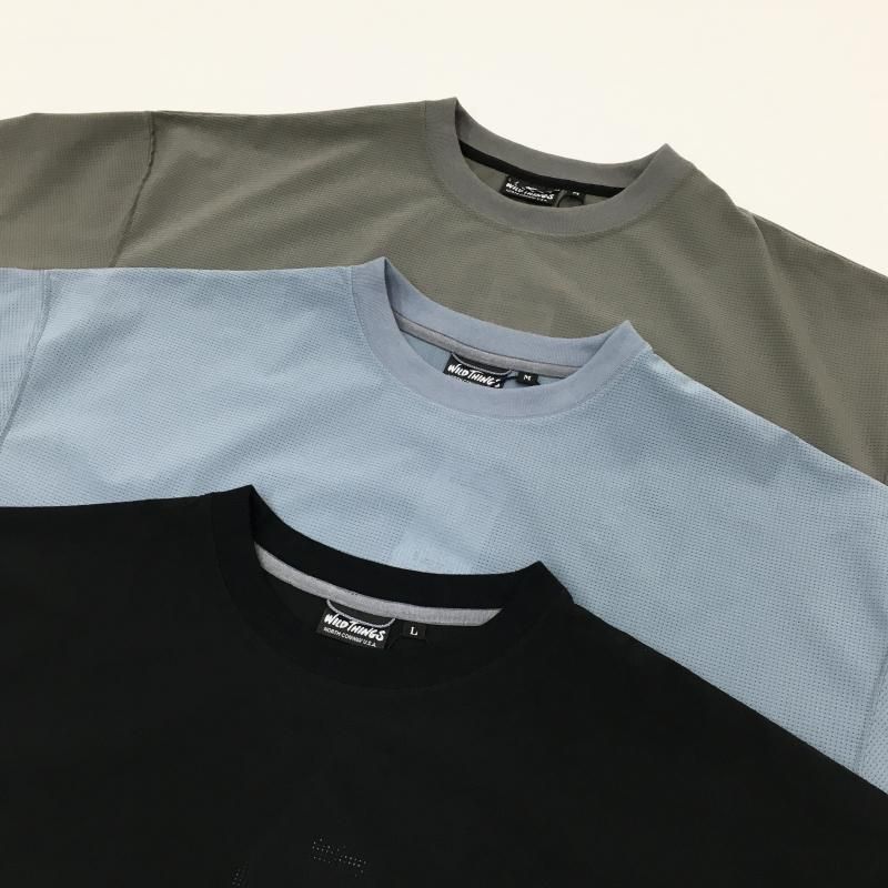  WILD THINGS TECH MESH S/S TEE(ASH GREY)