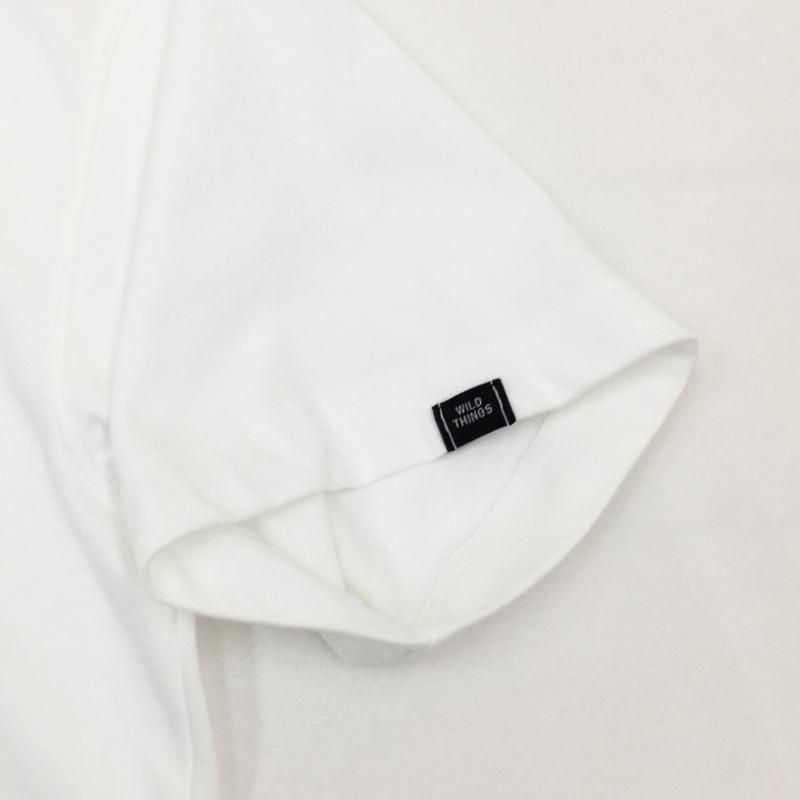  WILD THINGS DRY COTTON S/S TEE(WHITE)