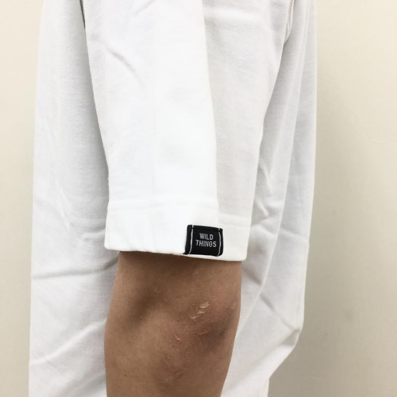  WILD THINGS DRY COTTON S/S TEE(WHITE)