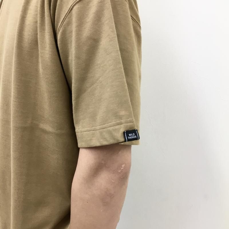  WILD THINGS DRY COTTON S/S TEE(SAND)