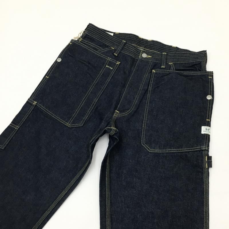  SASSAFRAS  FALL LEAF GARDENER PANTS(13.5oz-INDIGO)