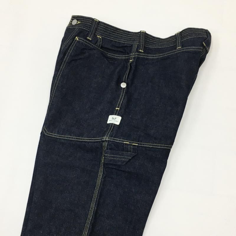  SASSAFRAS  FALL LEAF GARDENER PANTS(13.5oz-INDIGO)