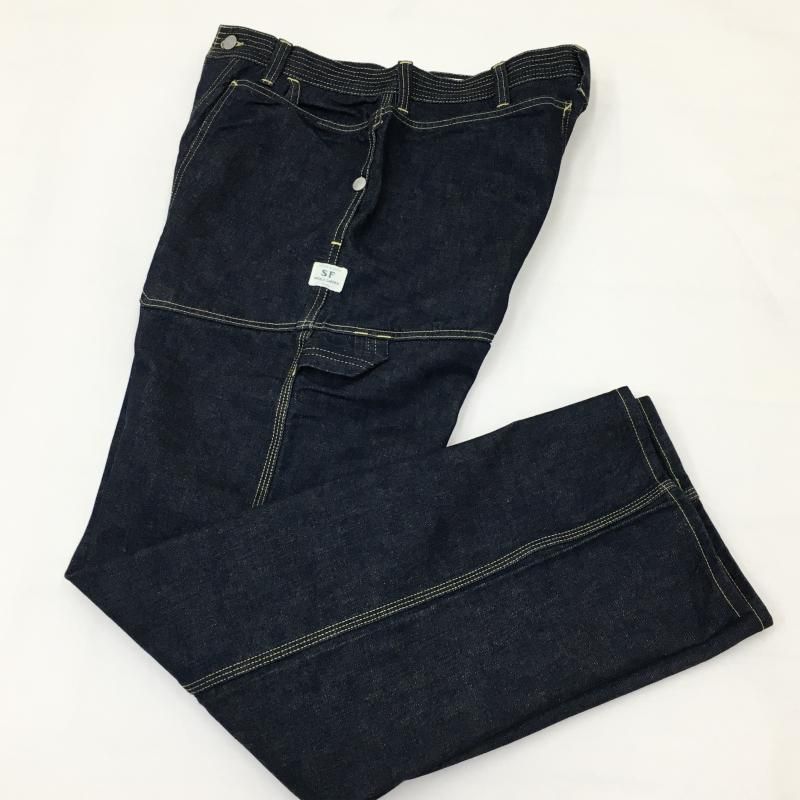  SASSAFRAS  FALL LEAF GARDENER PANTS(13.5oz-INDIGO)