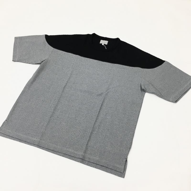  CURLY BICOLOR FOOTBALL TEE(BLACKHEATHER)