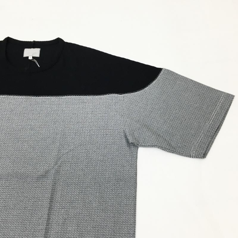  CURLY BICOLOR FOOTBALL TEE(BLACKHEATHER)