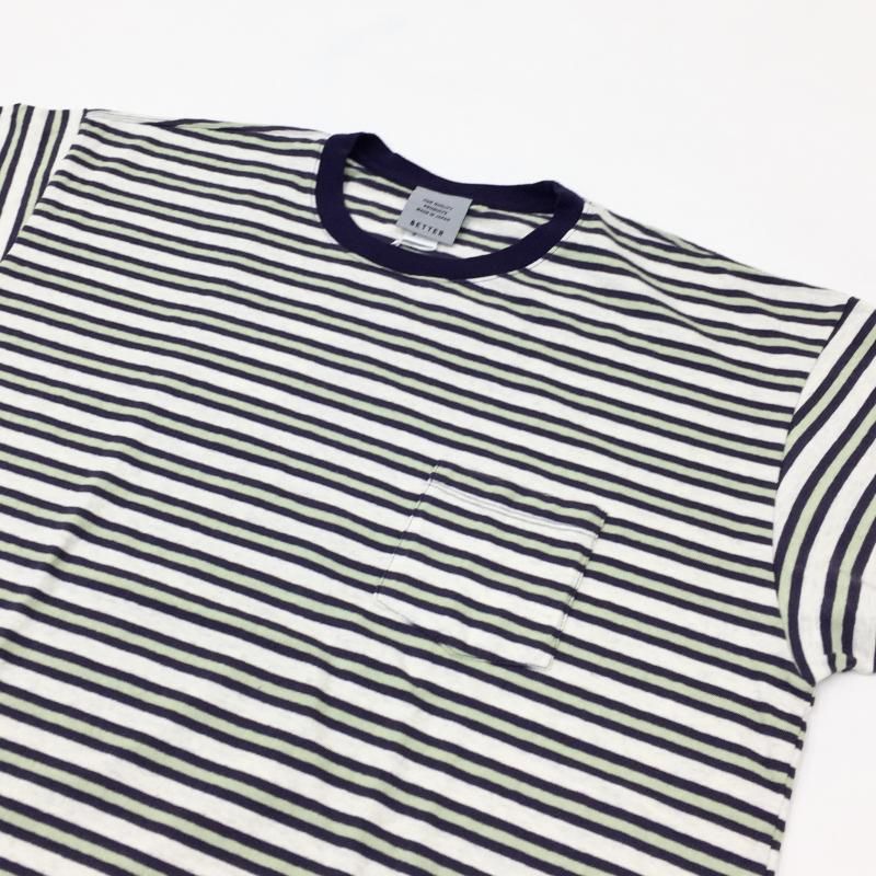  BETTER OLD BORDER S/S T-SHIRT(OATMEAL)