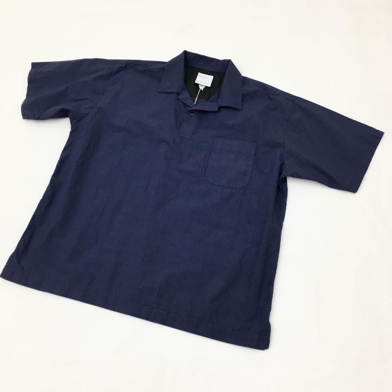  BETTER TYPEWRITER CHECK PULLOVER SHIRT(BLUE CHECK)
