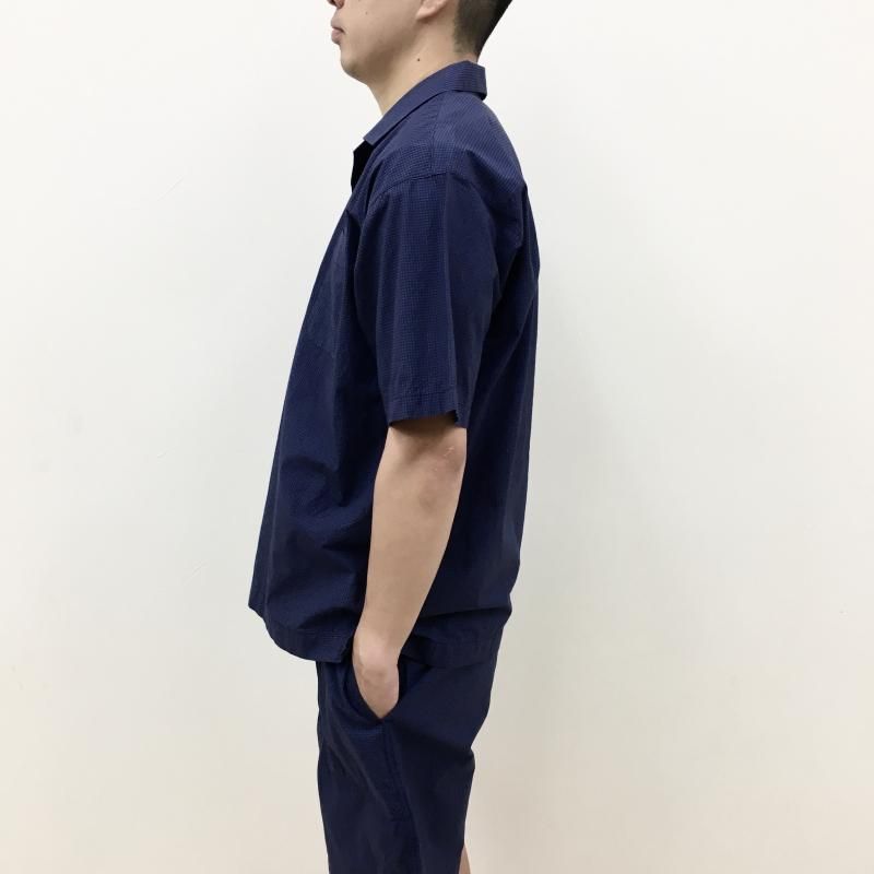  BETTER TYPEWRITER CHECK PULLOVER SHIRT(BLUE CHECK)