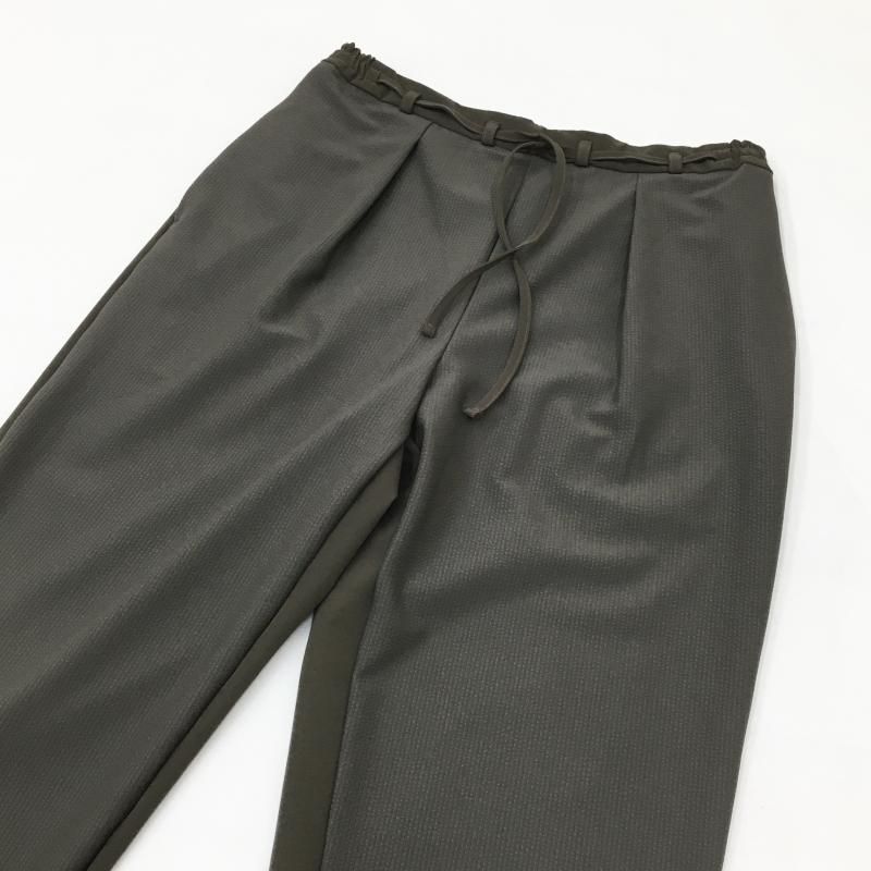  CURLY COMBINATION CROPPED PANTS(MOCHA) 