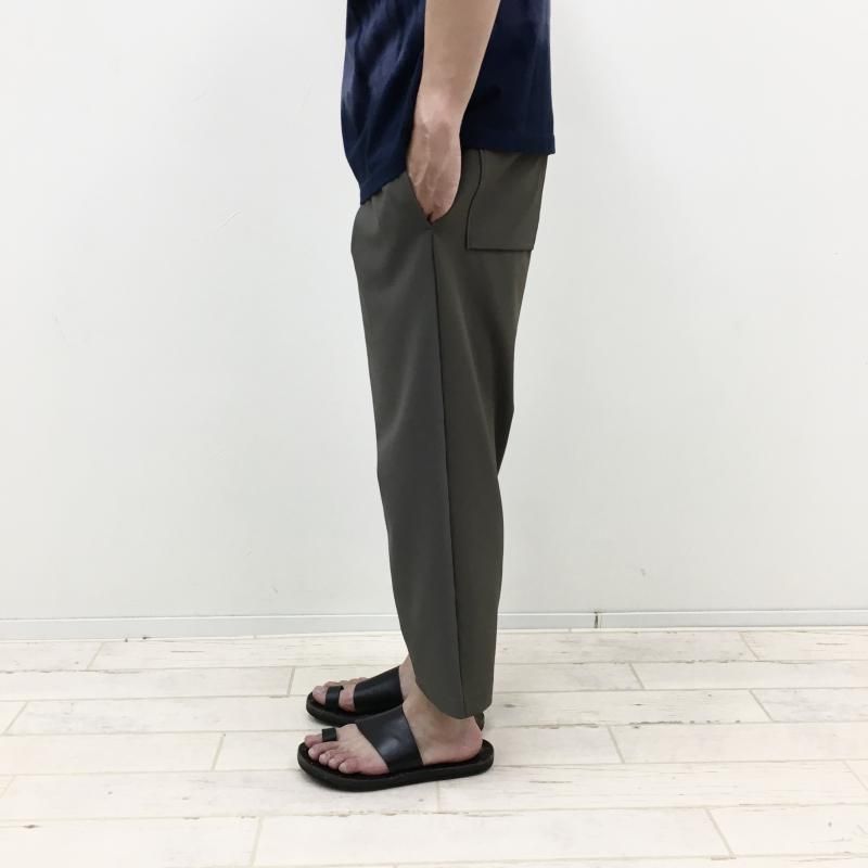  CURLY COMBINATION CROPPED PANTS(MOCHA) 