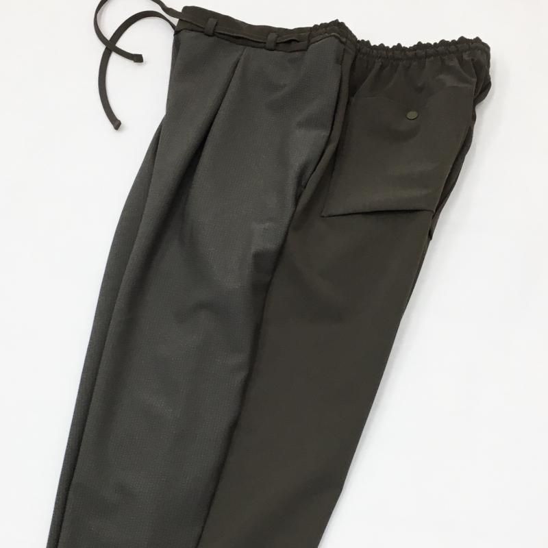  CURLY COMBINATION CROPPED PANTS(MOCHA) 
