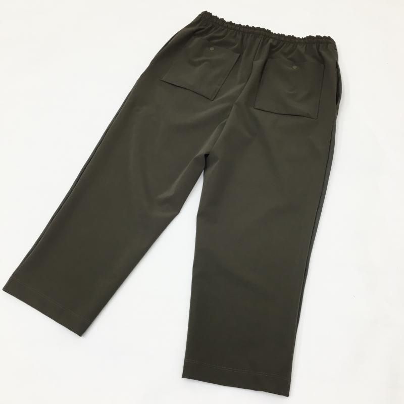  CURLY COMBINATION CROPPED PANTS(MOCHA) 