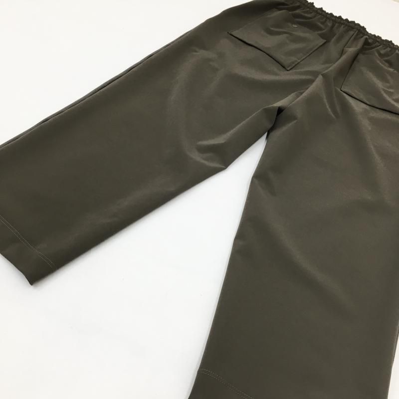  CURLY COMBINATION CROPPED PANTS(MOCHA) 