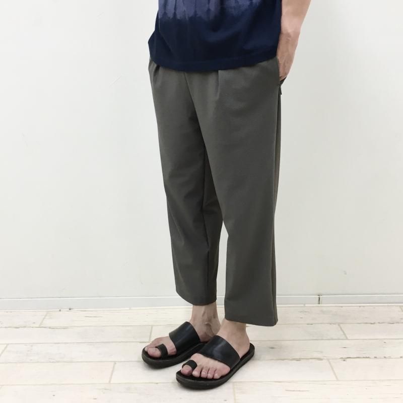  CURLY COMBINATION CROPPED PANTS(MOCHA) 