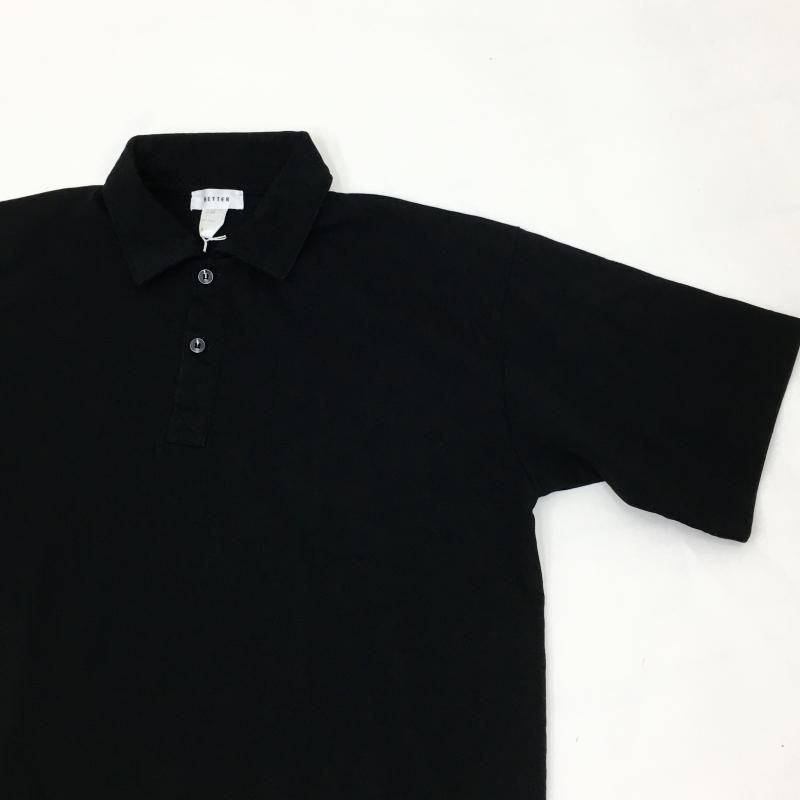  BETTER DERABE JERSEY RELAX POLO(BLACK)