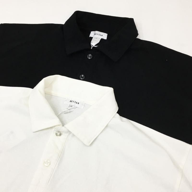  BETTER DERABE JERSEY RELAX POLO(BLACK)