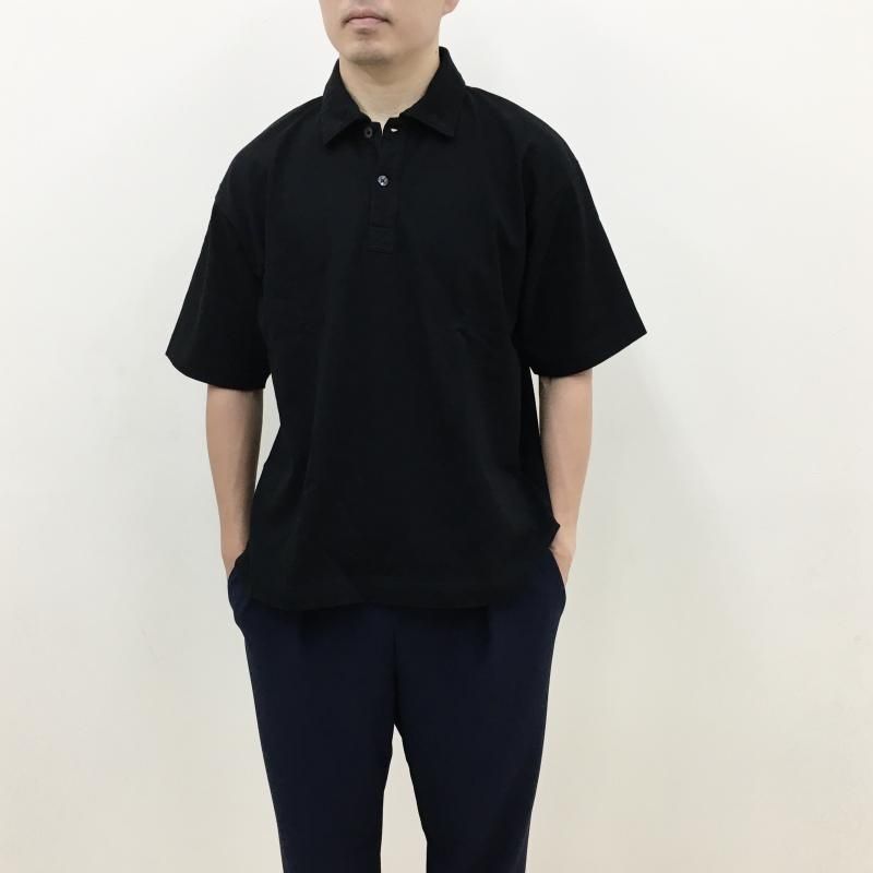  BETTER DERABE JERSEY RELAX POLO(BLACK)