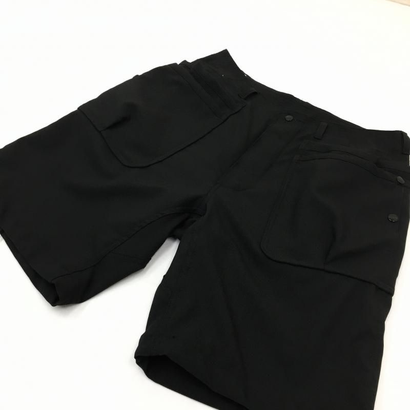  SASSAFRAS Overgrown Hiker Pants 1/2 -WOOL LIKE TROPICAL-(BLACK)
