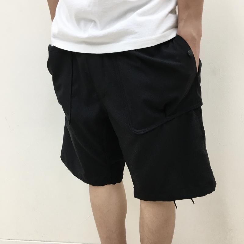  SASSAFRAS Overgrown Hiker Pants 1/2 -WOOL LIKE TROPICAL-(BLACK)