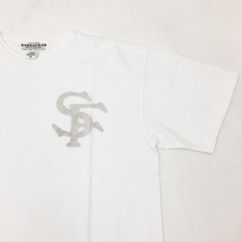  SASSAFRAS SF LOGO TYPE T 1/2 1/2(WHITE)