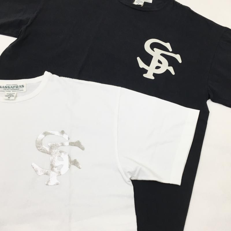  SASSAFRAS SF LOGO TYPE T 1/2 1/2(WHITE)