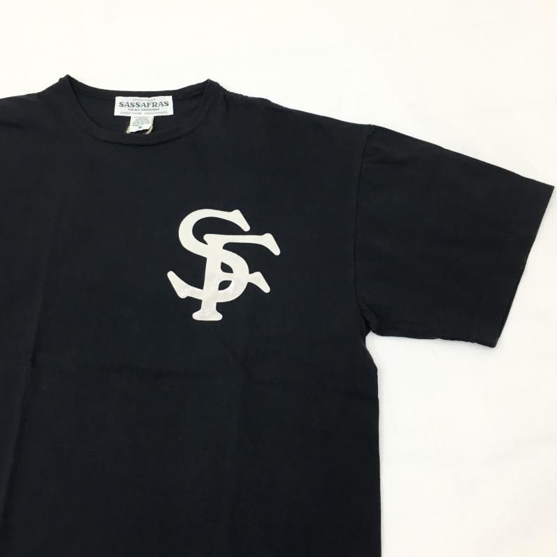  SASSAFRAS SF LOGO TYPE T 1/2 1/2(D.BLACK)