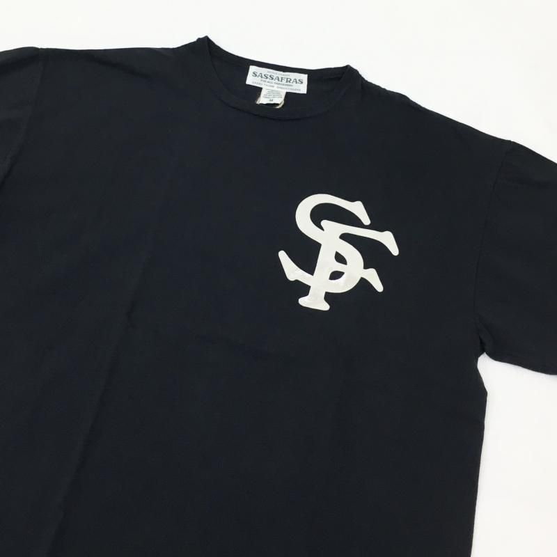  SASSAFRAS SF LOGO TYPE T 1/2 1/2(D.BLACK)